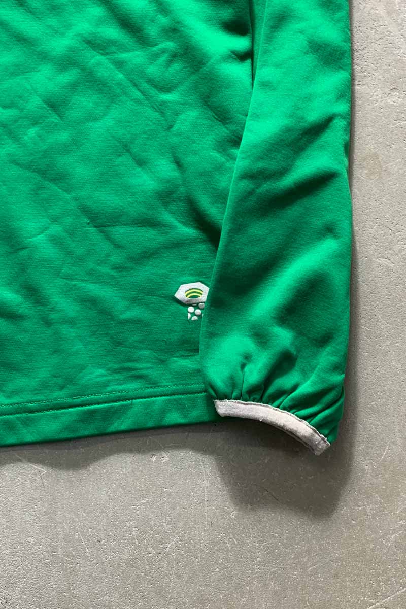 HALF-ZIP JACKET / GREEN [SIZE: S USED]