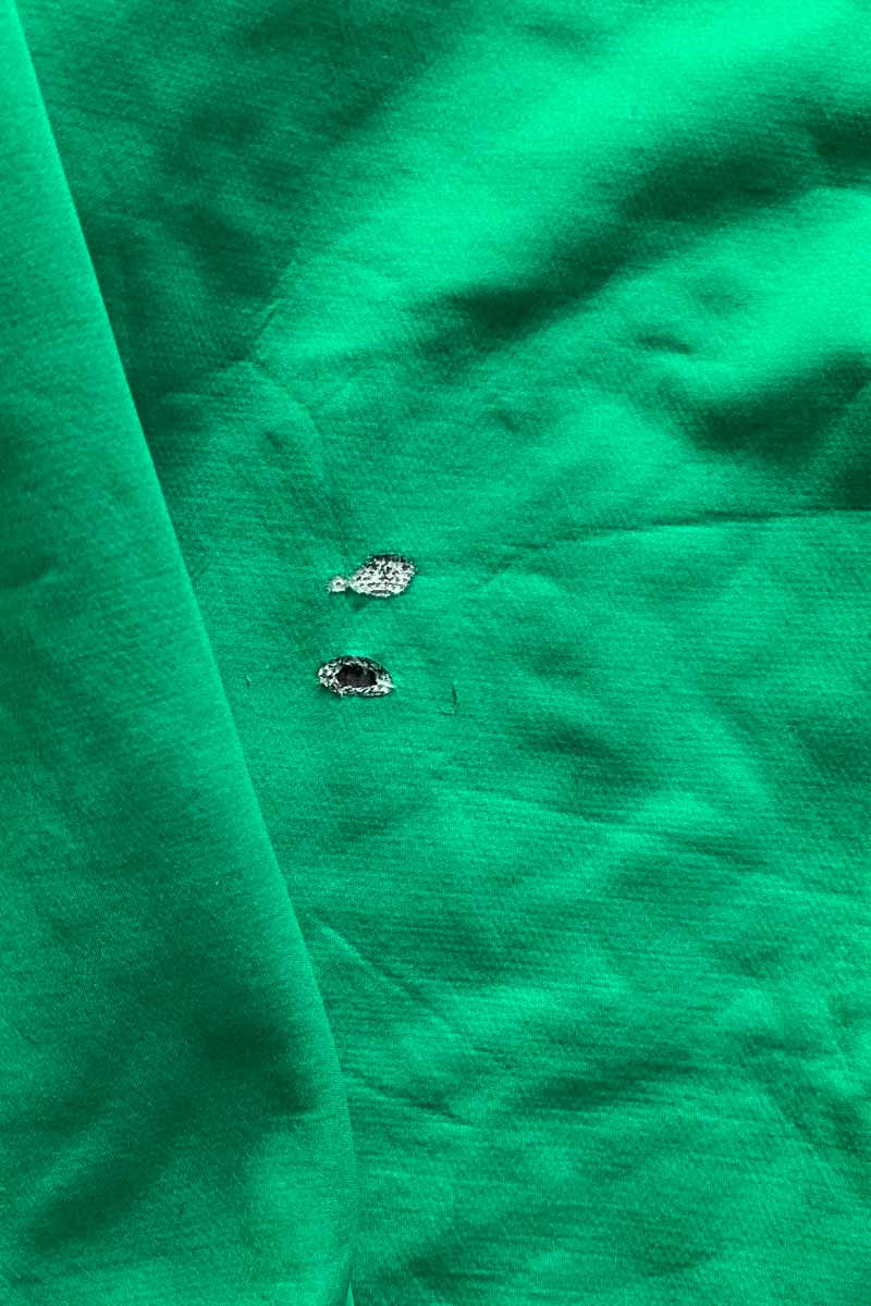 HALF-ZIP JACKET / GREEN [SIZE: S USED]
