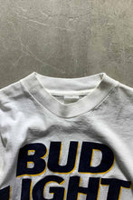 画像をギャラリービューアに読み込む, 90&#39;S BUD BEER LOGO T-SHIRT / WHITE [SIZE: XL USED]

