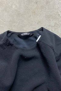 WOOL KNIT SWEATER / BLACK [SIZE: S USED]