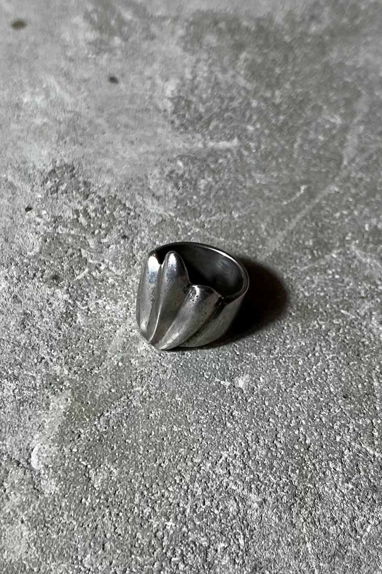 925 SILVER RING [SIZE: 15号相当 USED]