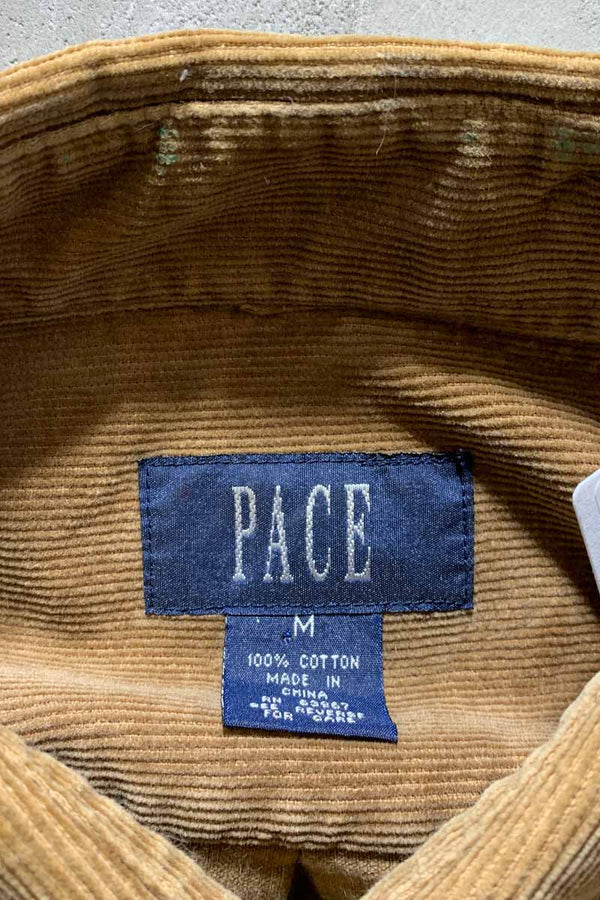 90'S B.D L/S CORDUROY SHIRT / BROWN [SIZE: M USED]