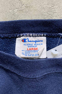 MADE IN USA 80'S REVERSE WEAVE SWEATSHIRT / NAVY [SIZE: L USED]
