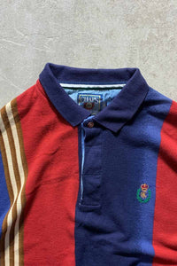 90'S L/S POLO SHIRT / MULTI [SIZE: XL USED]