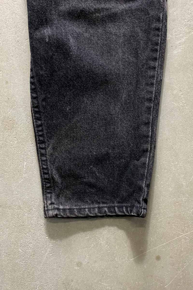 80's 560 ORANGE TAB DENIM PANTS / BLACK [SIZE: W33L30 USED]