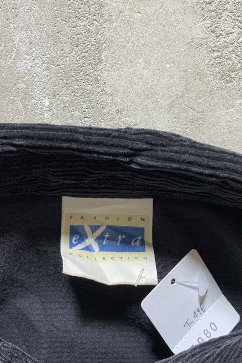 L/S CORDUROY SHIRT / BLACK [SIZE: equivalent to L, USED]