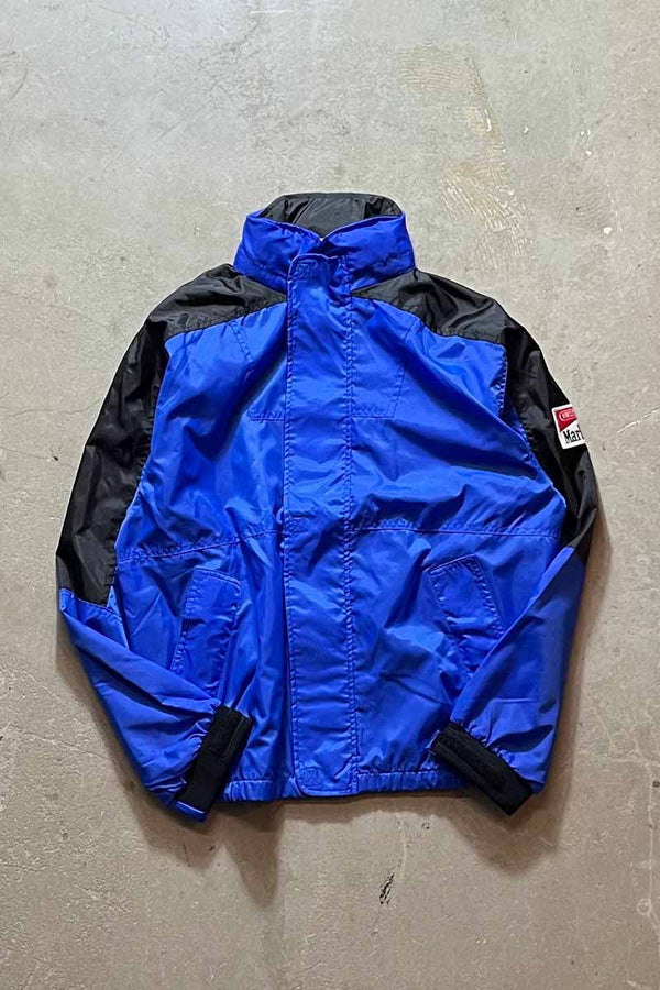 90'S BI-COLOR NYLON BLOUSON / BLUE / BLACK [SIZE: S DEADSTOCK/NOS]