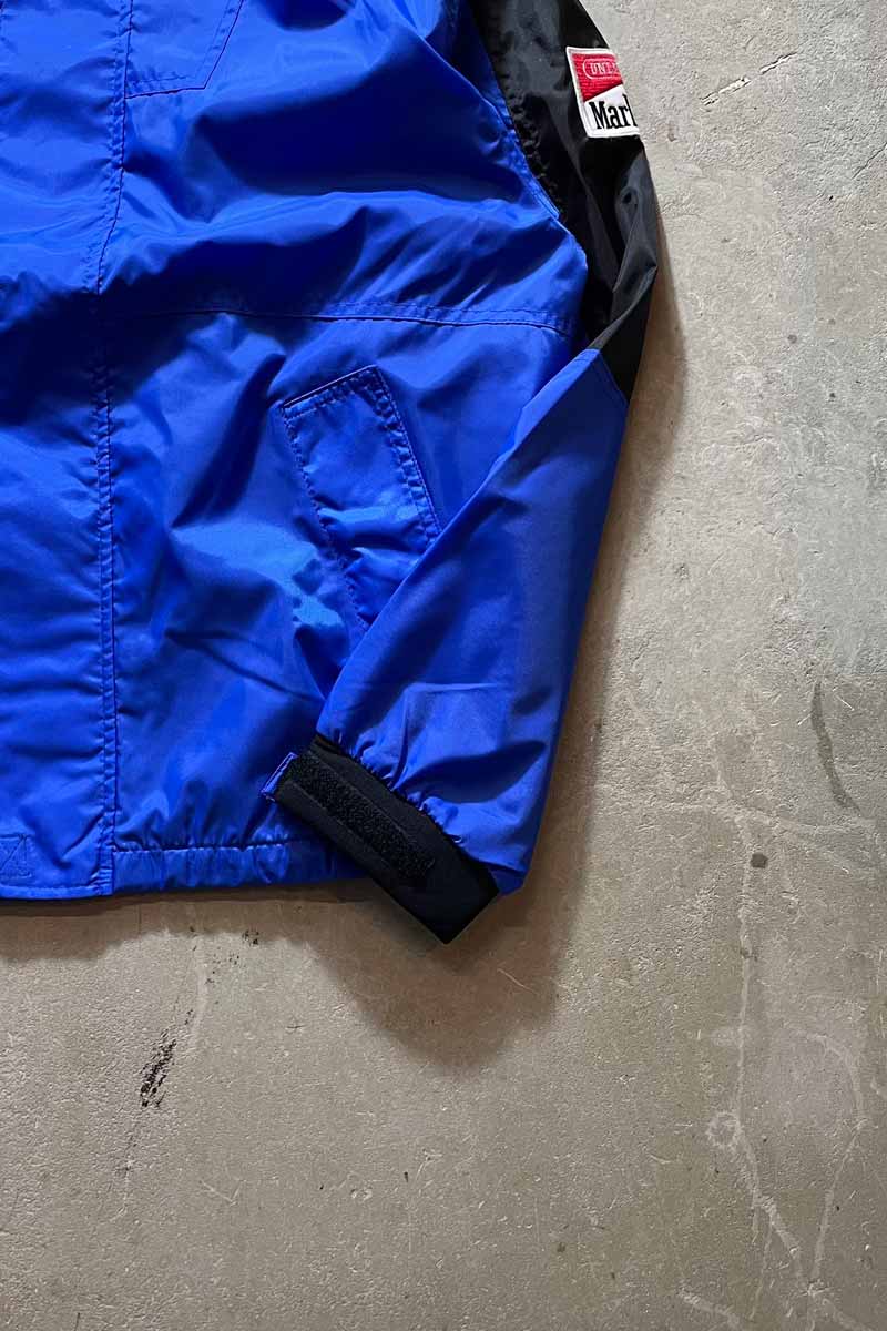 90'S BI-COLOR NYLON BLOUSON / BLUE / BLACK [SIZE: S DEADSTOCK/NOS]
