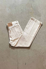 画像をギャラリービューアに読み込む, MADE IN USA 80&#39;S 42509 0251 DENIM PANTS / BEIGE [SIZE: W32 L30 USED]
