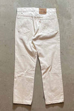 画像をギャラリービューアに読み込む, MADE IN USA 80&#39;S 42509 0251 DENIM PANTS / BEIGE [SIZE: W32 L30 USED]
