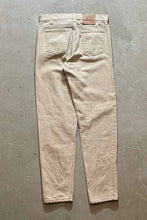 画像をギャラリービューアに読み込む, MADE IN USA 96&#39;S 550 ORANGE TAB DENIM PANTS / BEIGE [SIZE: W34 L34 USED]
