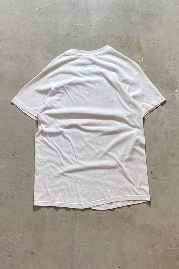 MADE IN USA 85'S S/S DR.SCIENCE PRINT T-SHIRT / WHITE [SIZE: L USED]
