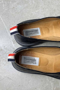 MADE IN ITALY LEATHER COIN LOAFER / BLACK [SIZE: US9 (27cm相当) USED]