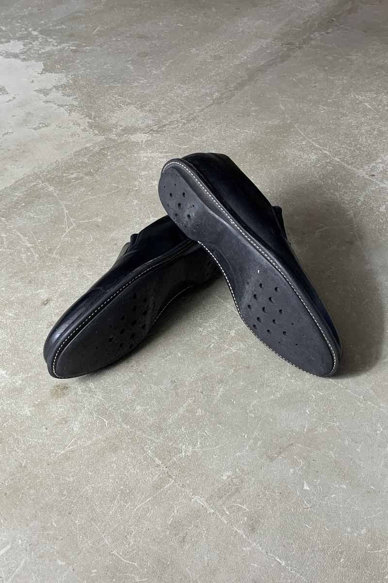 COBRA VAMP LEATHER LOAFER / BLACK [SIZE: US8.5 (equivalent to 26.5cm) USED]