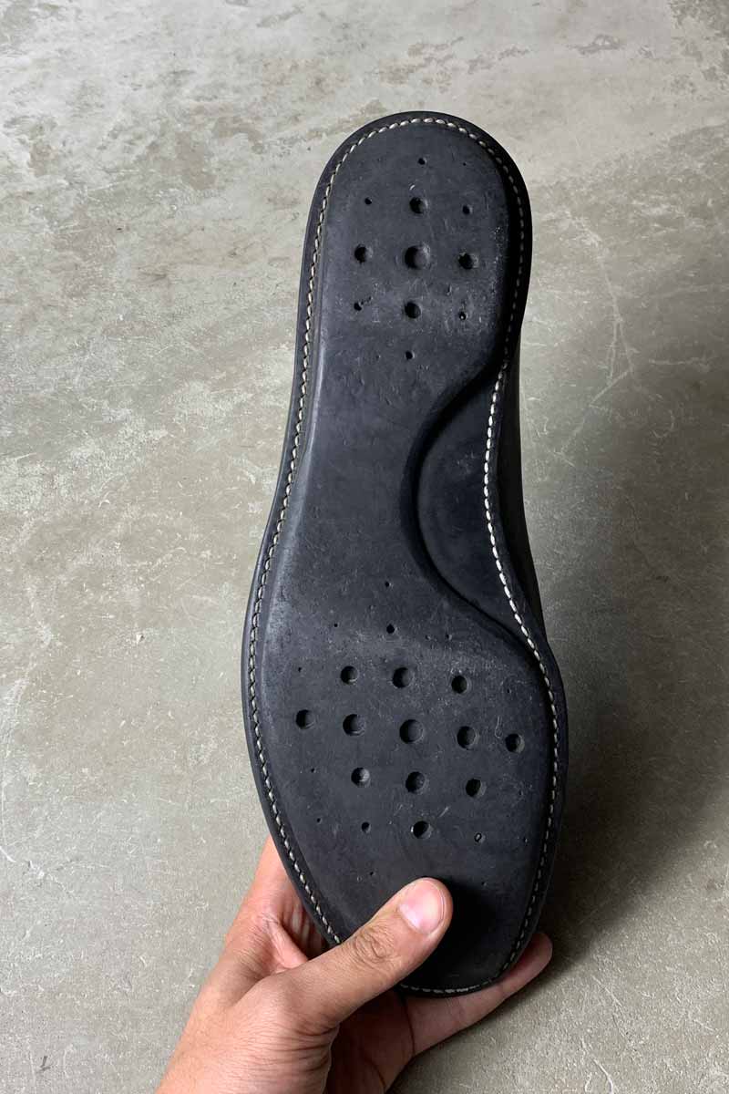 COBRA VAMP LEATHER LOAFER / BLACK [SIZE: US8.5 (equivalent to 26.5cm) USED]