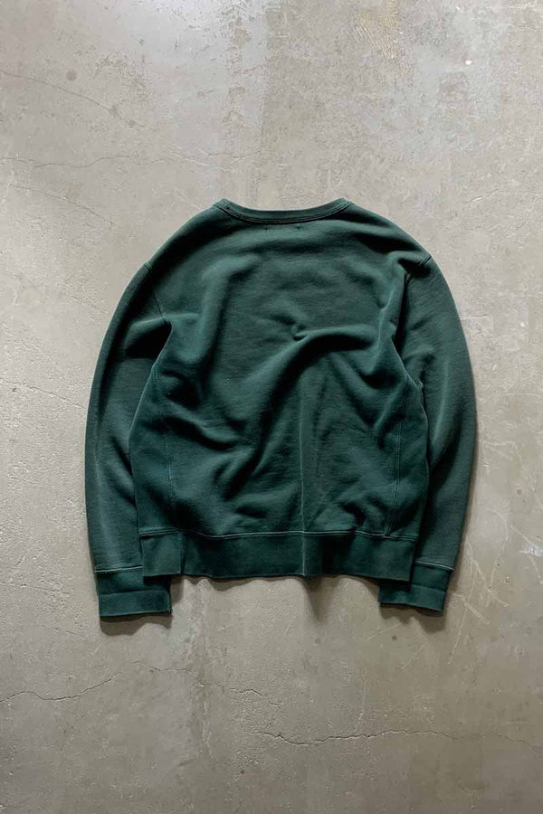 90'S ONE POINT SWEATSHIRT / GREEN [SIZE: L USED]