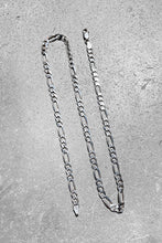 画像をギャラリービューアに読み込む, MADE IN ITALY 925 SILVER FIGARO CHAIN NECKLACE / SILVER [SIZE: ONE SIZE USED]
