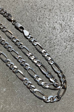 画像をギャラリービューアに読み込む, MADE IN ITALY 925 SILVER FIGARO CHAIN NECKLACE / SILVER [SIZE: ONE SIZE USED]
