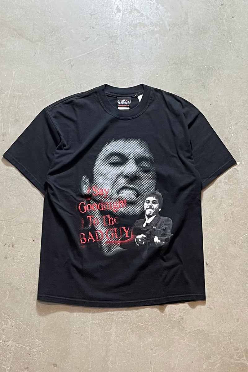 90'S SAY GOOD NIGHT T-SHIRT / BLACK [SIZE: XL USED]