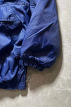 画像をギャラリービューアに読み込む, 90&#39;S BI COLOR HALF ZIP PULLOVER NYLON PUFF JACKET / NAVY［ SIZE: XL USED ]
