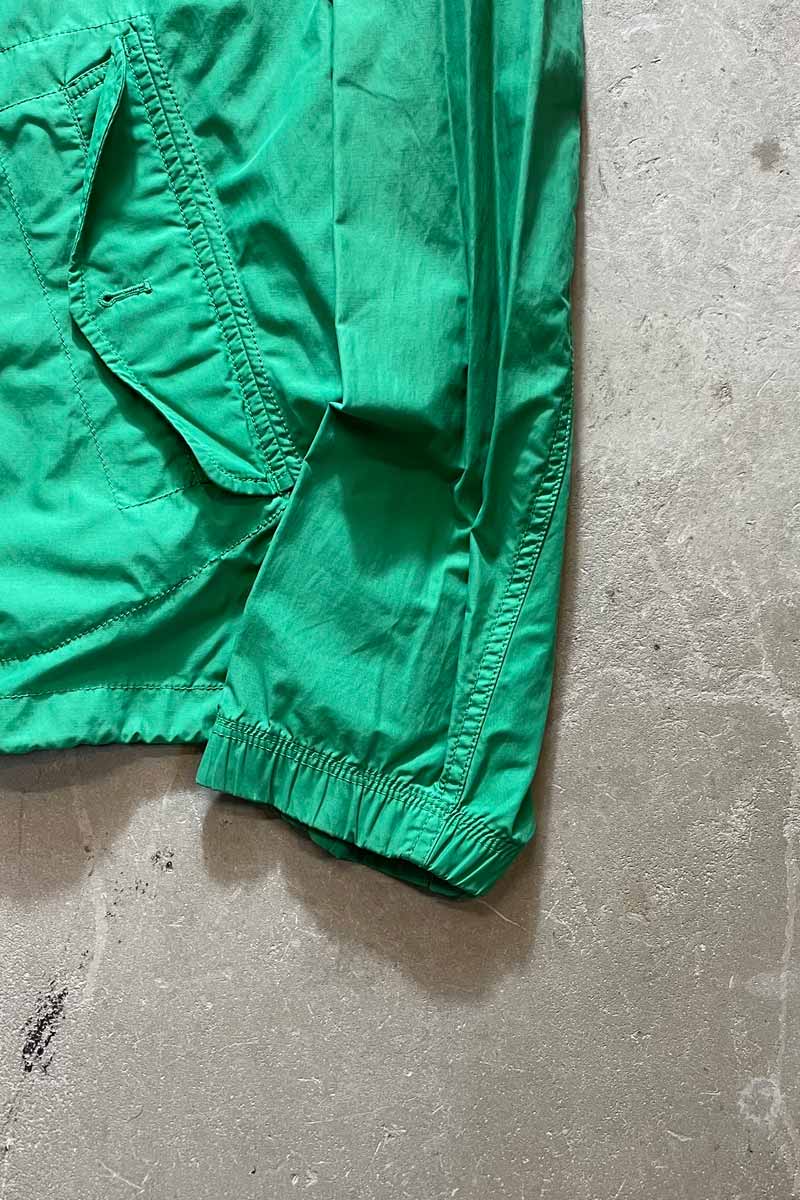 90'S NYLON ZIP JACKET / GREEN [SIZE: XXL USED]