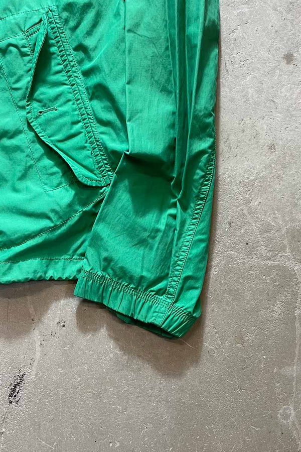 90'S NYLON ZIP JACKET / GREEN [SIZE: XXL USED]