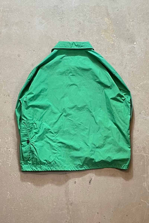 90'S NYLON ZIP JACKET / GREEN [SIZE: XXL USED]