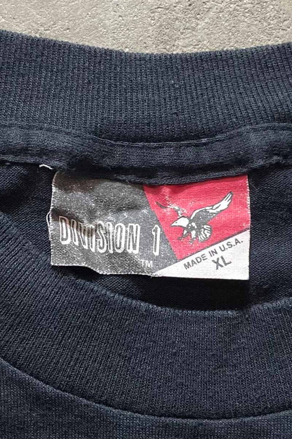 MADE IN USA 89'S S/S BATMAN LOGO PRINT T-SHIRT / BLACK [SIZE: XL USED]