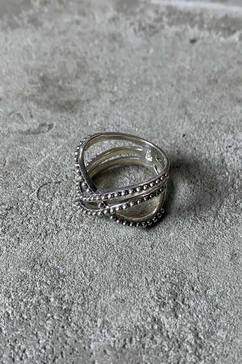 925 SILVER RING [SIZE: 13.5号相当 USED]