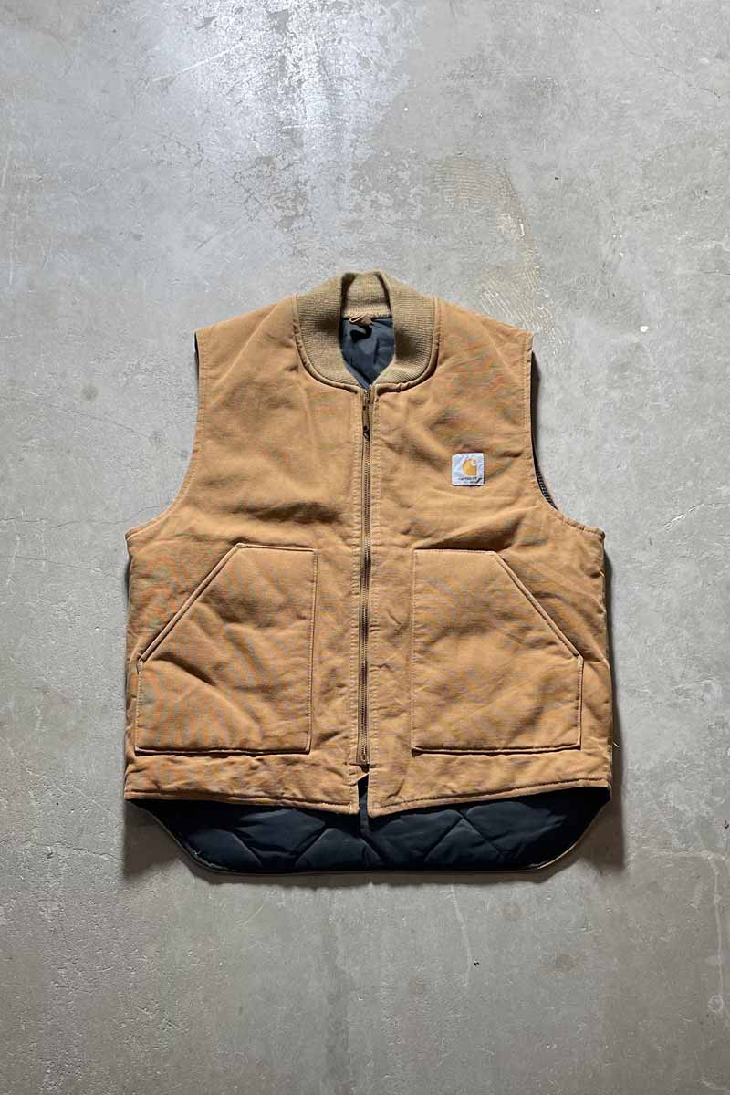 CARHARTT | MADE IN USA 90'S DUCK VEST W/QUILTING LINER – STOCK