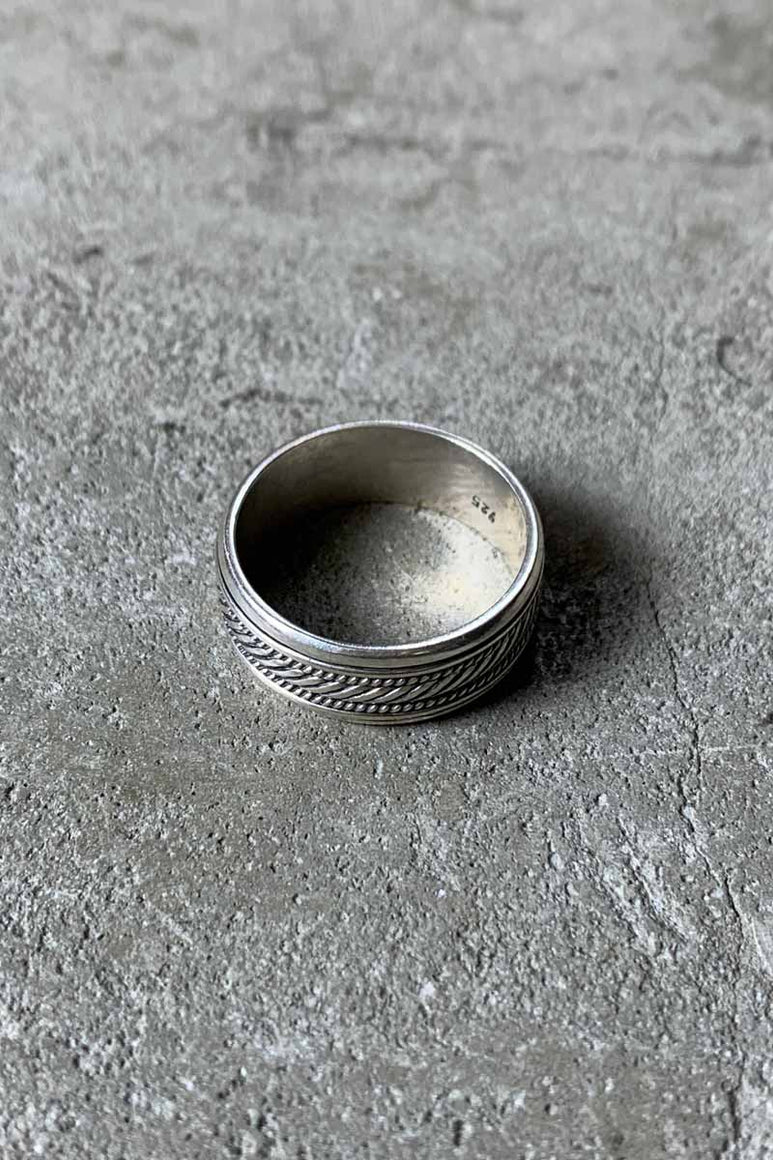 925 SILVER RING [SIZE: 21号相当 USED]