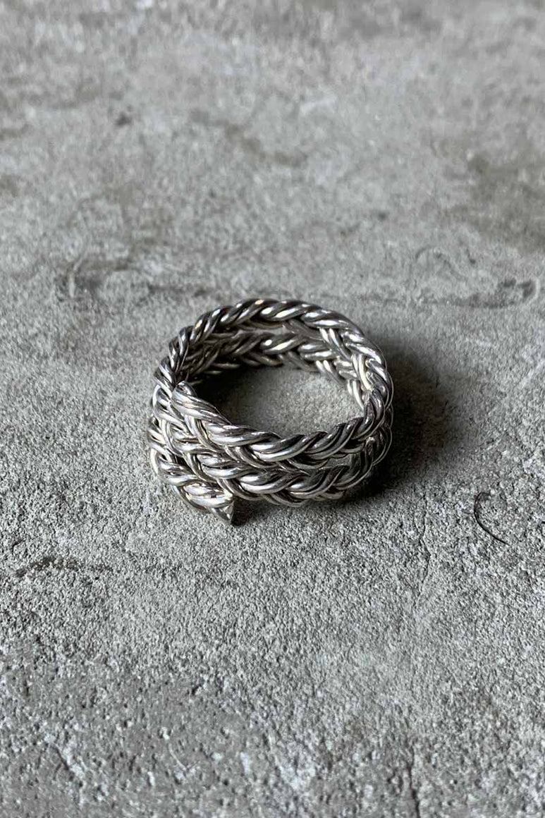 925 SILVER RING [SIZE: 14号相当 USED]