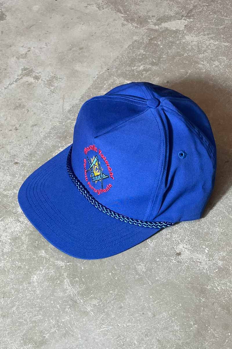 FREEMASON MASONIC VETERANS CAP / BLUE [ONE SIZE USED ]