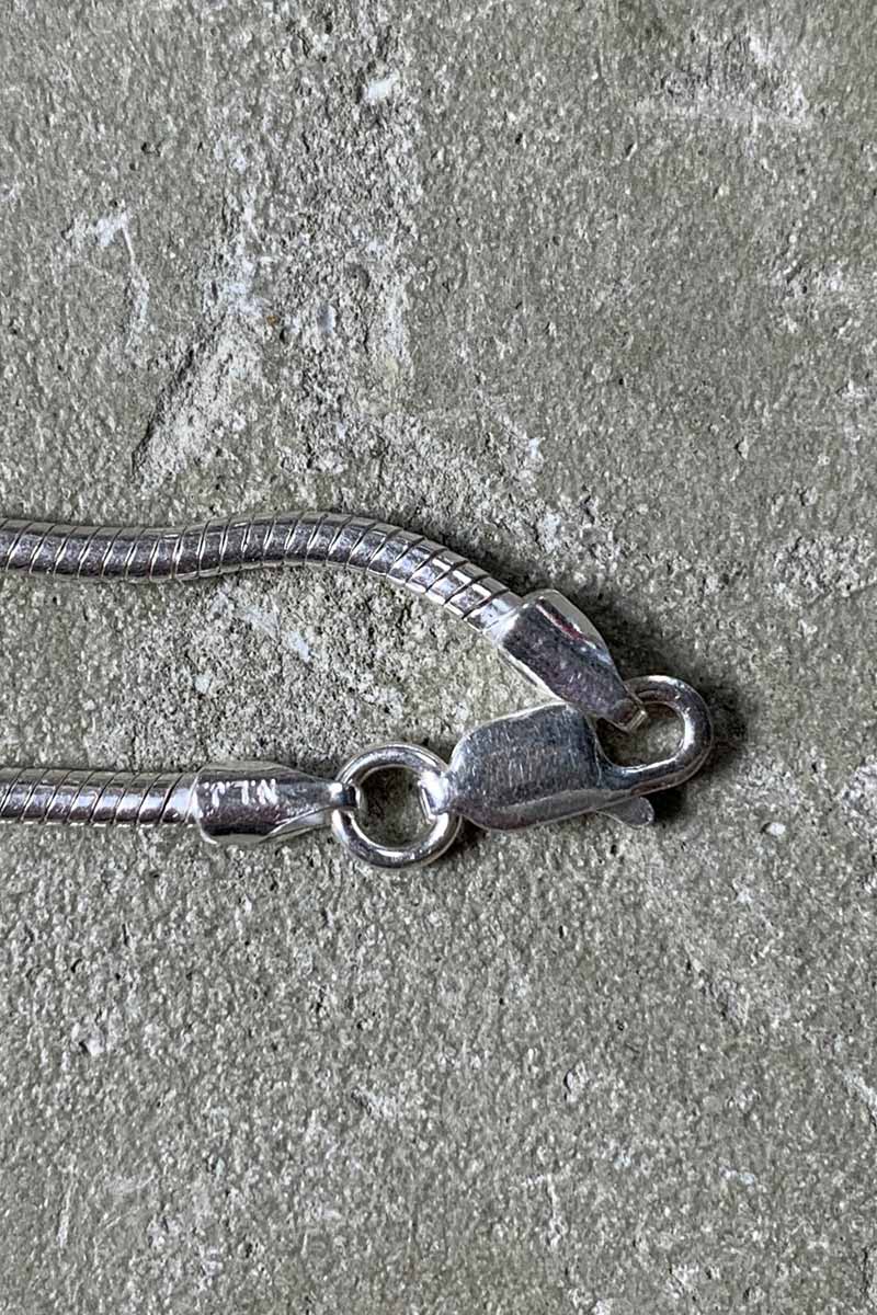 MADE IN ITALY 925 SILVER SNAKE CHAIN NECKLACE [SIZE: ONE SIZE USED]