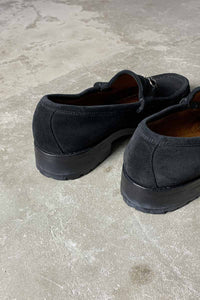 MADE IN ITARY HORSE BIT SUEDE LEATHER LOAFER / BLACK [SIZE: US6 (24cm相当) USED]