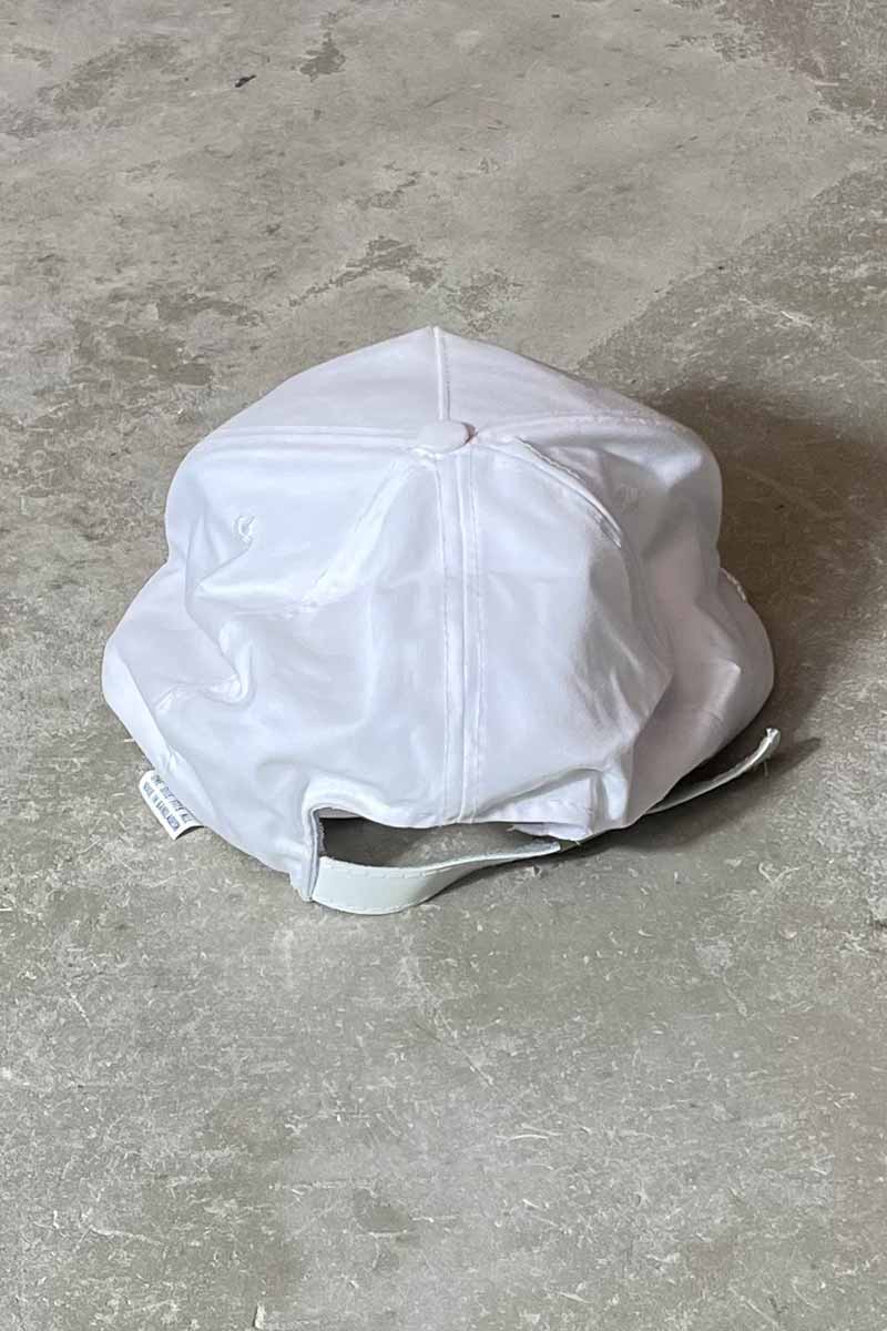 90'S BMW LOGO 6 PANEL CAP / WHITE	[ONE SIZE USED ]