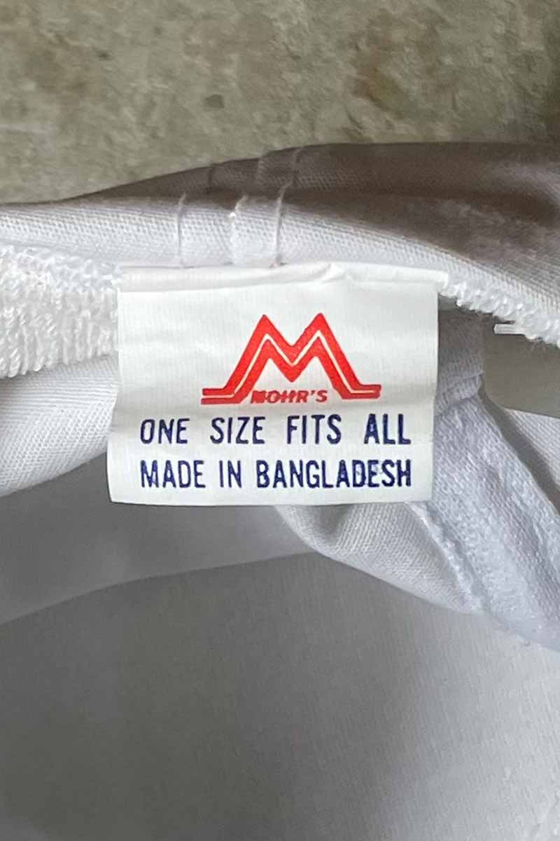 90'S BMW LOGO 6 PANEL CAP / WHITE	[ONE SIZE USED ]