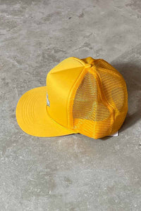 HARLEY DAVIDSON LOGO 6 PANEL CAP / YELLOW [ONE SIZE USED ]