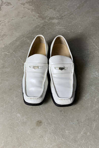 MADE IN ITARY COIN LEATHER LOAFER / WHITE [SIZE: US6.5 (24.5cm相当) USED]