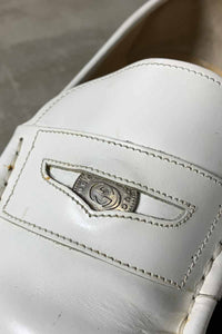 MADE IN ITARY COIN LEATHER LOAFER / WHITE [SIZE: US6.5 (24.5cm相当) USED]