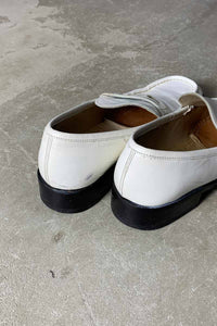 MADE IN ITARY COIN LEATHER LOAFER / WHITE [SIZE: US6.5 (24.5cm相当) USED]