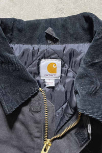 MADE IN MEXICO EARLRY 00'S DUCK TRADITIONAL COAT W/QUILTING LINER / BLACK [SIZE: L USED]