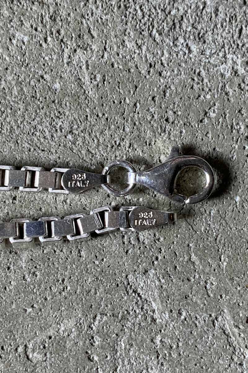 MADE IN ITALY 925 SILVER VENETIAN LINK CHAIN BRACELET [SIZE: ONE SIZE USED]