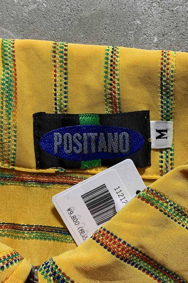 S/S COMPRESSION HALF-ZIP POLO SHIRT / YELLOW [SIZE:M USED]