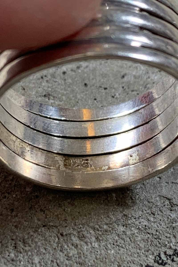 925 SILVER RING [SIZE: US 8.5 equivalent USED]