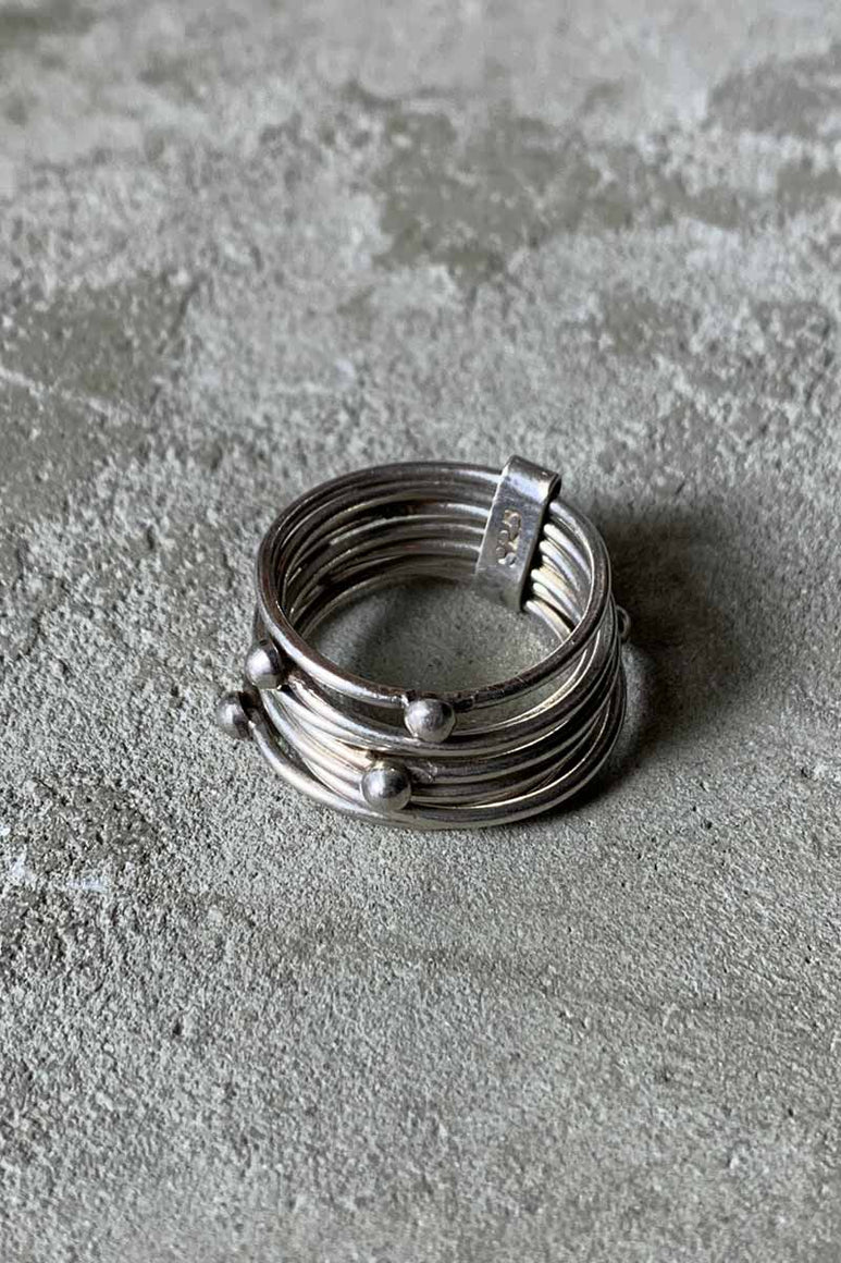 925 SILVER RING [SIZE: 18号相当 USED]