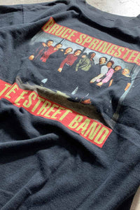 MADE IN USA 99'S BRUCE SPRINGSTEEN PRINT TOUR BAND T-SHIRT / BLACK [SIZE: L USED]