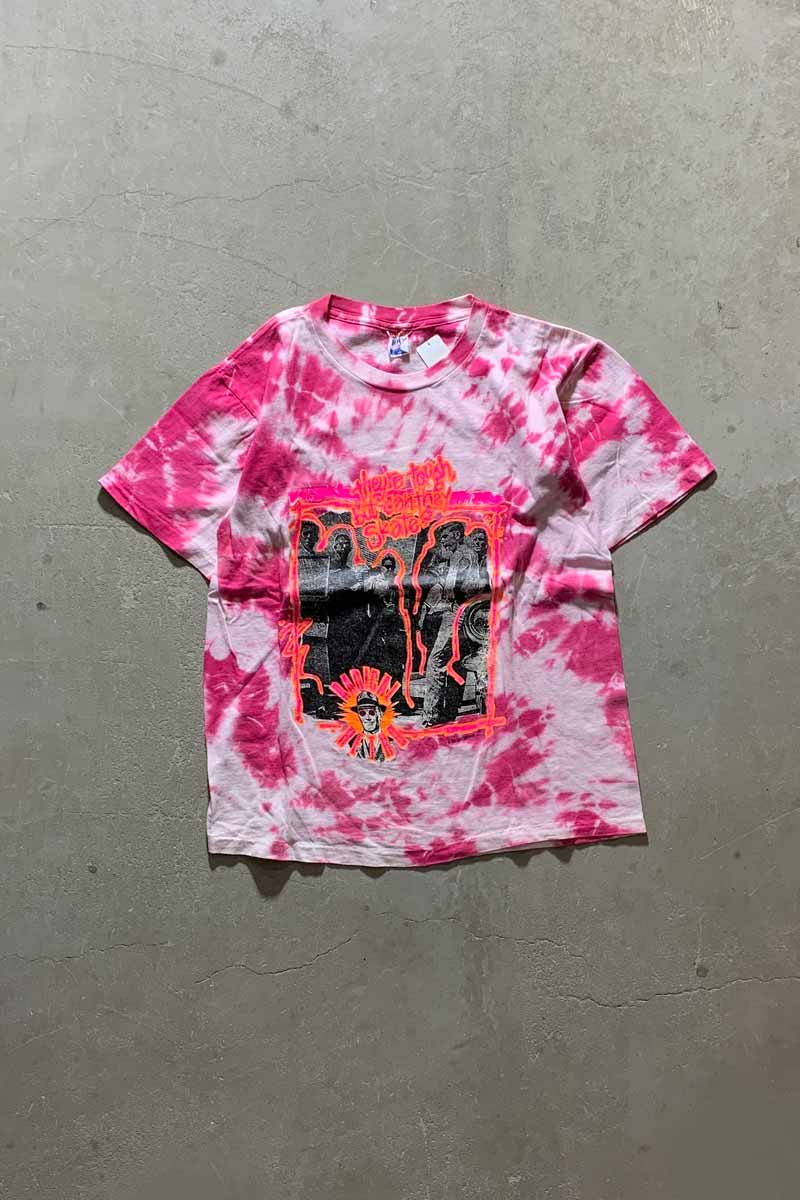 MADE IN USA 89'S PRINT TIE DYE T-SHIRT/ MULTI [SIZE: M USED]