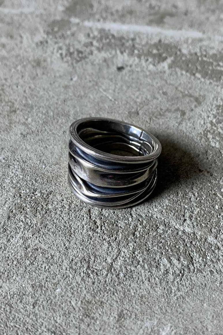 925 SILVER RING [SIZE: 13号相当 USED]