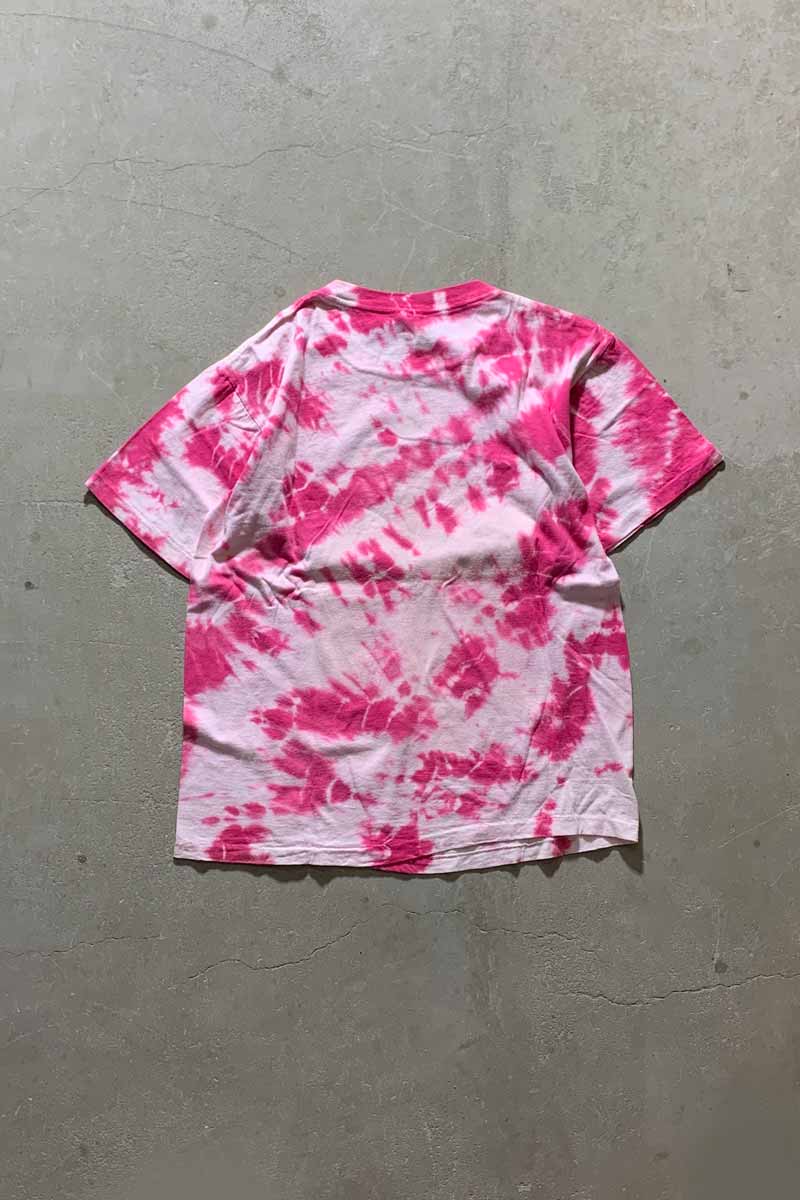 MADE IN USA 89'S PRINT TIE DYE T-SHIRT/ MULTI [SIZE: M USED]
